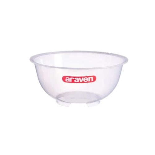 Araven Polypropylene Microwaveable Mixing Bowl Ø32.5xH16cm, 7L, Translucent