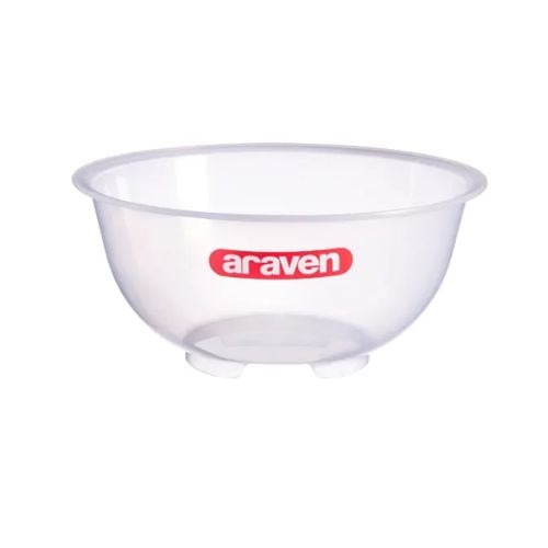 Araven Polypropylene Microwaveable Mixing Bowl Ø38xH18cm, 11L, Translucent