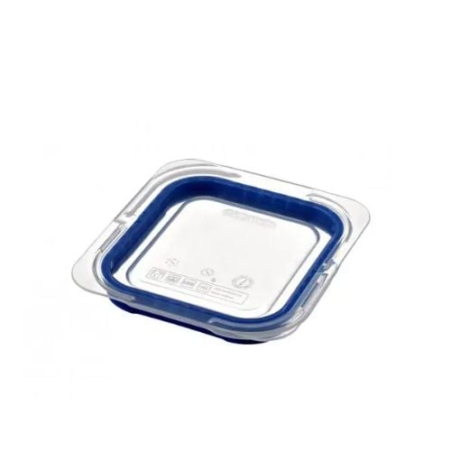 Araven Polypropylene Airtight Lid For GN 1/6 Container L17.6xW16.2xH2.2cm, Transparent