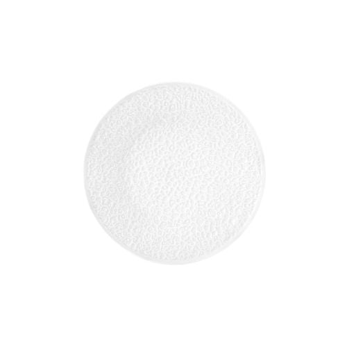 Seltmann Nori Porcelain Round Flat Plate With Full Relief Ø28.2xH2.7cm, White