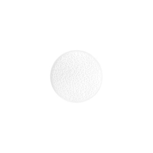 Seltmann Nori Porcelain Round Flat Plate With Full Relief Ø16.6xH2cm, White
