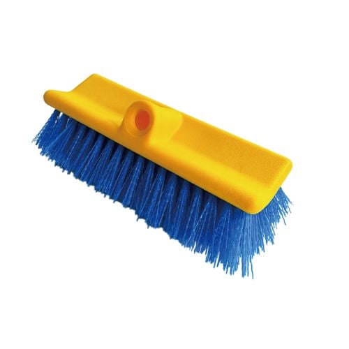 Vicando Plastic Floor Scrub Brush L24xW7.7Cm (Without Handle), Yellow