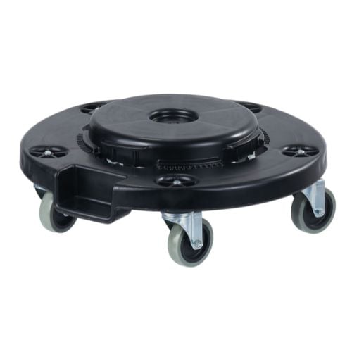 Vicando Dolly For Round Huskee Container R076/R120/R166, Ø46X16.4cm, Black