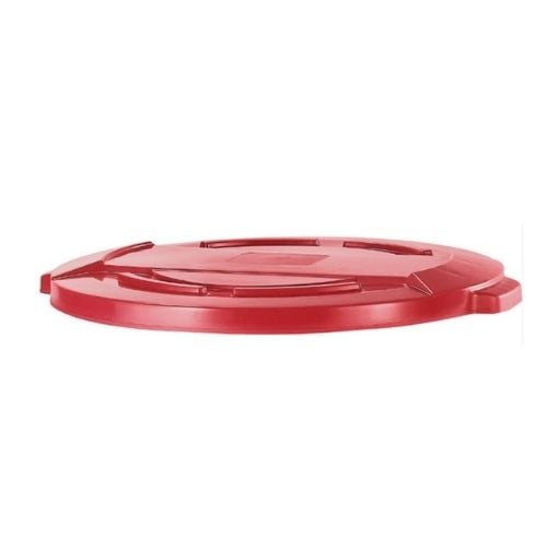 =FHA= Vicando Lid For Round Huskee 121.1L Container R120 Ø57x3.8cm , Red
