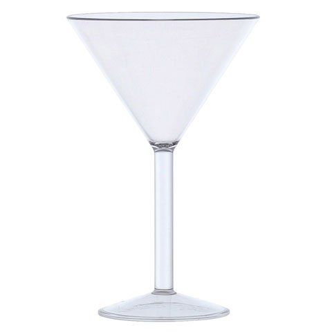 Polycarbonate Martini Glass Ø11.5xH17.6cm, 270ml-9oz