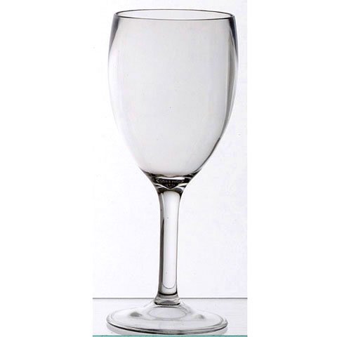 Polycarbonate Wine Glass Ø7.4xH18.7cm, 300ml-10oz
