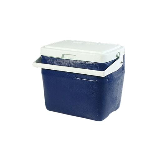 Standard Plastic Insulated Cooler Box L36xW26.5xH35.5cm, 18L/19Qt, Blue