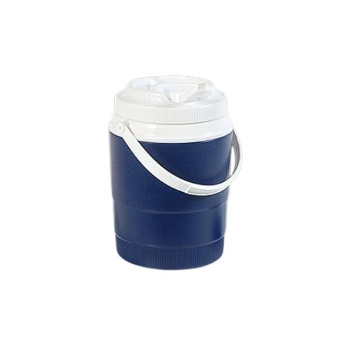 Standard Plastic Round Insulated Ice Cooler Ø17xH24.5cm, 2.5L/2.6Qt, Blue