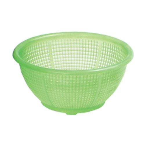 Plastic Round Colander Ø22xH10.2cm, Green