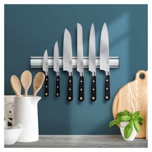 Bisbell Aluminium Magnetic Knife Rack For 7-8 Knives L35cm