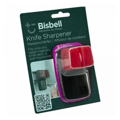 Bisbell Magnetic Rack Mounted Knife Sharperner For Magnaetic Knife Rack, L4.5xW4.4xH2.5cm