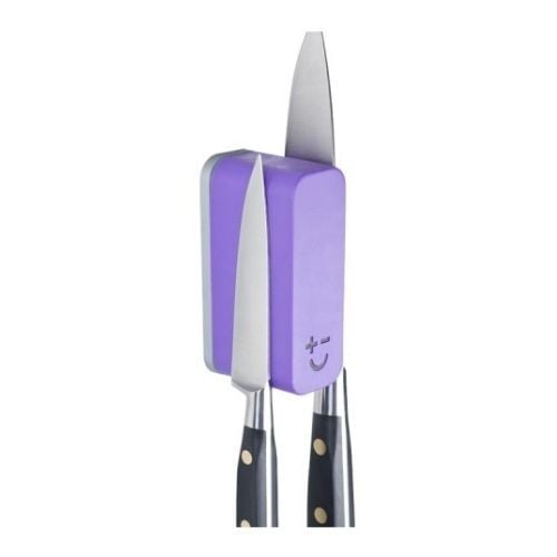 Bisbell Magnetic Double Knife Storage For 2 Knives , L9.5cm, Purple, Magmates