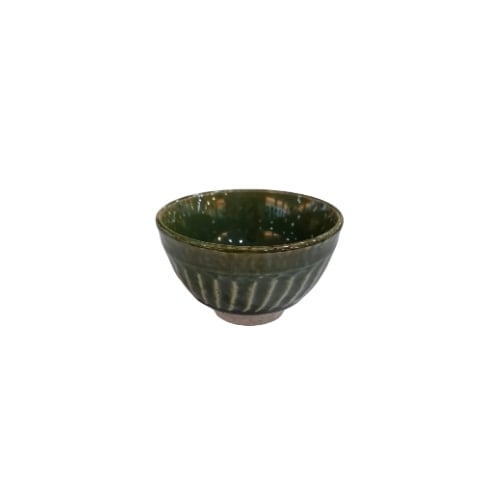 Ceramic Bowl Ø11xH6.5cm, Green