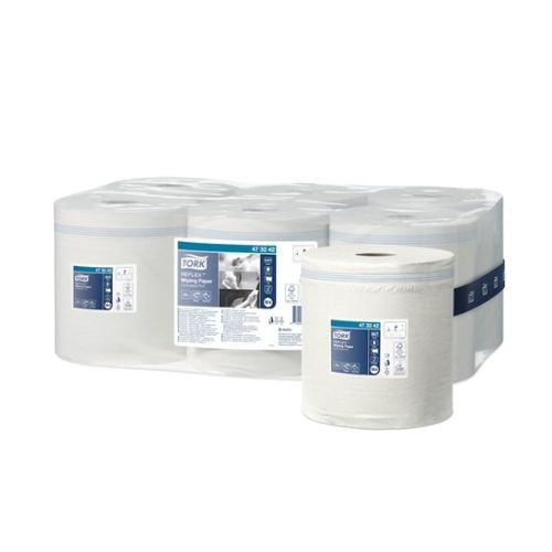 Tork Center Pull 1-Ply Wiping Paper Roll L33.5xW19.8cm, 300M/Rolls, 6Rolls/Ctn, Reflex