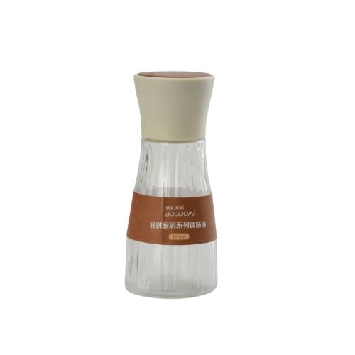 Glass Salt & Pepper Bottle Ø3.6(Top)xØ6.1(Base)xH14cm, 180ml