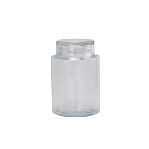 Glass Jar With Lid TØ8.3xØ12.3xH18.2cm, 1550ml/829Grams