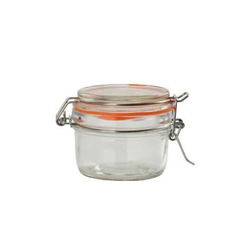 Glass Preserving Jar With Clip Lid TØ8xØ7.4xH6.8cm, 125ml/310Grams
