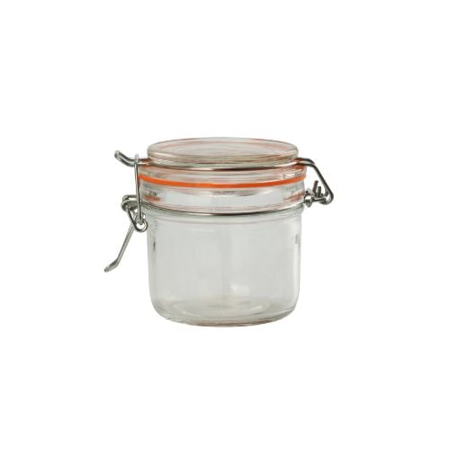 Glass Preserving Jar With Clip Lid TØ8xØ7.5xH8.3cm, 200ml/327Grams