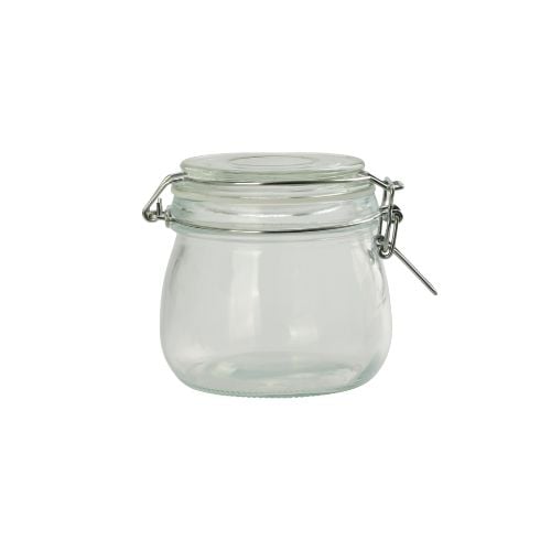 Glass Preserving Jar With Clip Lid TØ9.3xØ11xH10.5cm,500ml/465Grams