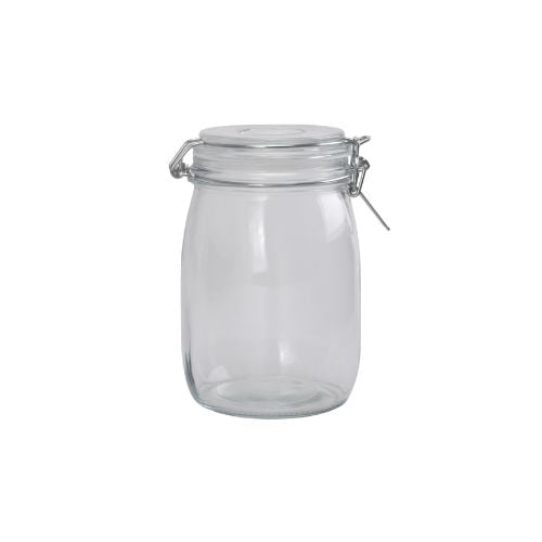 Glass Preserving Jar With Clip Lid Ø11xH17cm,1000ml/668Grams