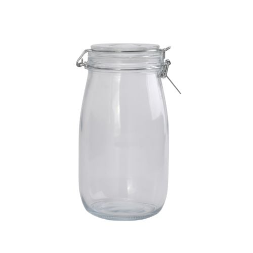 Glass Preserving Jar With Clip Lid Ø11.3xH22cm,1500ml/963Grams