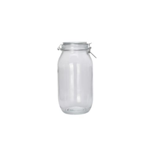 Glass Preserving Jar With Clip Lid TØ8.5xØ12.5xH25.2cm,2250ml/1111Grams
