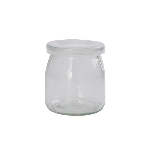 Glass Pudding With Polypropylene Cap Ø6.8xH7.2cm, 150ml