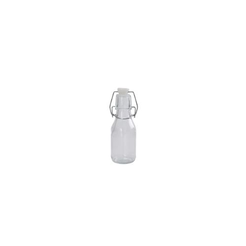 Glass Bottle With Plastic Swing Lid Ø4.8xH13cm, 110ml