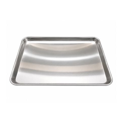 ALUMINIUM HALF-SIZE BUN/BISCUIT PAN L45xW33xH2.8cm, 1mm THICKNESS
