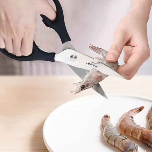 Stainless Steel Household Kitchen Scissors L21cm, Shibazi