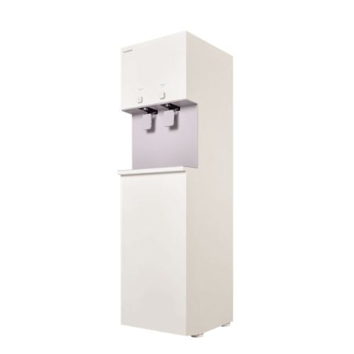 Cuckoo Flo Alkaline Water Purifier With 6-Stage Filtration & 4 Advanced Filters And Safety Features + 1 Year Free Service (Value Up To $430/Time), L36xD46.5xH130.5cm, Hot: 4L, Cold: 5L, Room: 7L, Cold: 0.8A, Hot: 500W, Matte White ==1 Year Warranty==