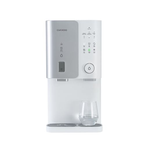 Cuckoo Grande Water Purifier With 6-Stage Filtration, One-Touch Operation & Hot Water Sterilisation + 1 Year Free Service (Value Up To $430/Time) L26xW52.7xH50.6cm, Cold: 2.5L, Room: 2.7L, Hot & Extra Hot: 2.4L, Cold: 0.6A, Hot: 450W, Extra Hot: 2400W ==1 Year Warranty==