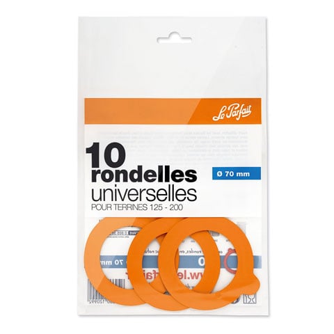 Le Parfait Accs, Rubber Seals For Ø7cm, 10Pcs/Pkt, Super