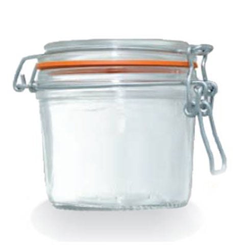 (21-00754) (old code 922935) GLASS PRESERVING JAR w/CLIP Ø8.5xH9cm, 350ml, TERRINES SUPER, LE PARFAIT