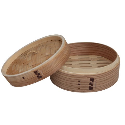 Wooden Oval Steamer Case L6.5xW5.3"