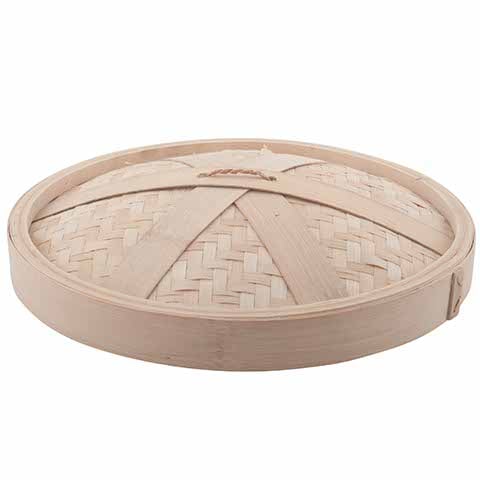 Bamboo Steamer Lid Deluxe, Hokkien 12"