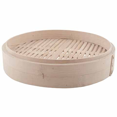 Bamboo Steamer Case Deluxe Ø12" - Shallow (High-Raise Base)