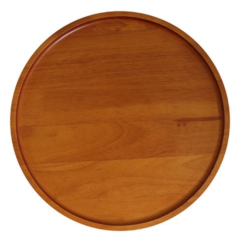 Wooden Round Chicken Rice Tray Ø30xH2cm