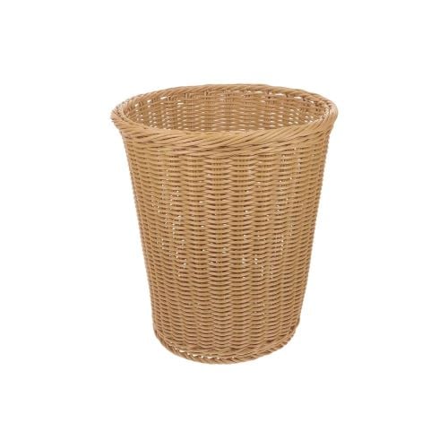 Heavy Duty Poly-Rattan Round Basket Ø25xH26cm