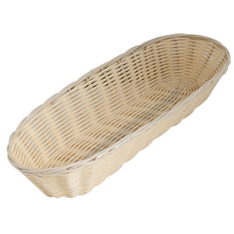 Poly-Rattan Oval Basket L37.5xW15xH7cm