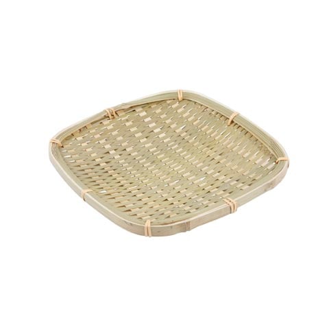 Bamboo Square Flat Colander L22xW22cm