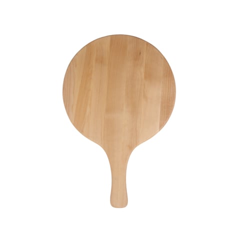 Wooden Round Pizza Board With Handle Ø27cm