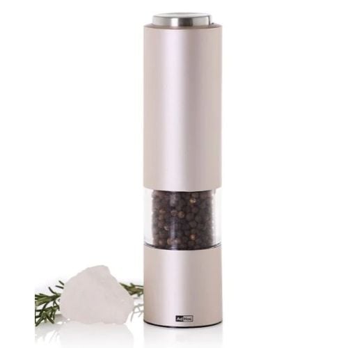 AdHoc Emill.3 Battery Operated Pepper Or Salt Mill Ø5xH21.5cm, Silver