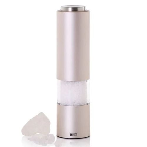 AdHoc Emill.3 Battery Operated Pepper Or Salt Mill Ø5xH21.5cm, Silver