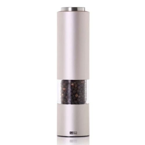 AdHoc Emill.3 Battery Operated Pepper Or Salt Mill Ø5xH21.5cm, Silver