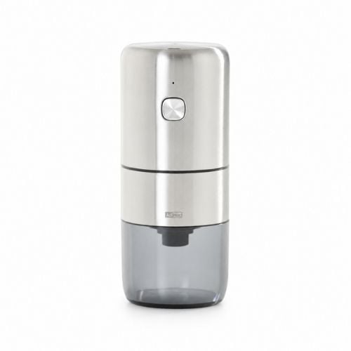 Ad Hoc Stainless Steel Electric Pepper And Salt Mill With Ceramic Grinder USBRechargeable Ø8xH18.6cm, I.Mill, Ceracut
