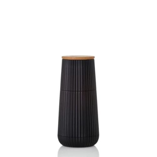 AdHoc Scape Pepper Or Salt Mill Ø5.8xH12.3cm, Black