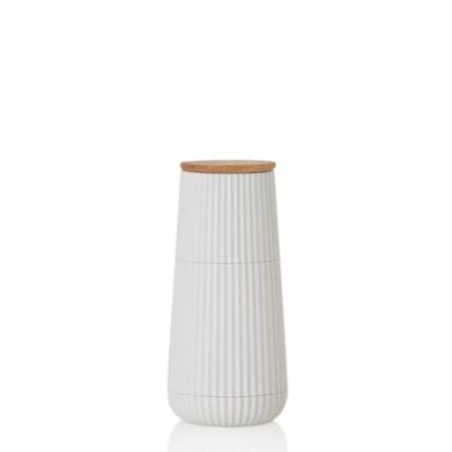 AdHoc Scape Pepper Or Salt Mill Ø5.8xH12.3cm, White
