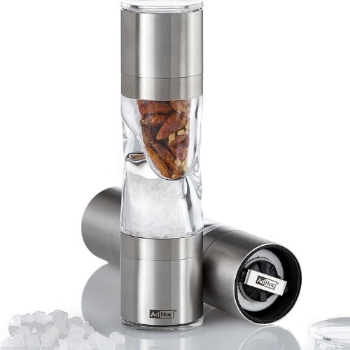 AdHoc Mini Duospice Stainless Steel Cutter & Mill Ø3.8xH15cm