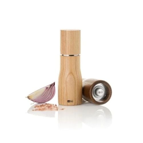 AdHoc Levo Ash Wood Pepper Or Salt Mill Ø5xH15cm